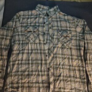 XL Flannel green